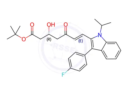 Chemical structure of Fluvastatin Impurity 10