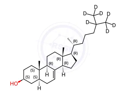 Chemical structure of lathosterol-d7
