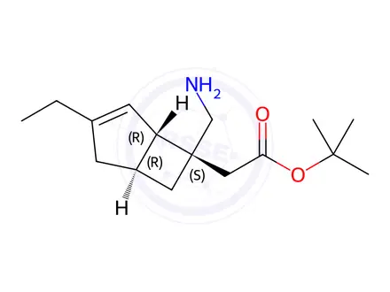 Chemical structure of Mirogabalin Impurity 10