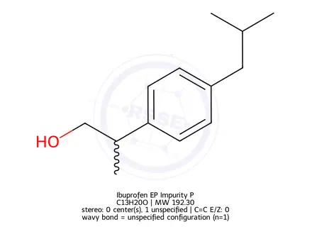 Chemical structure of Ibuprofen EP Impurity P