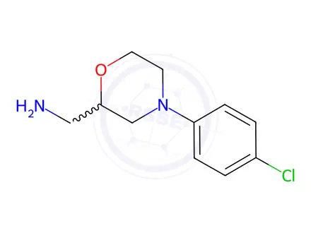 Chemical structure of [4-(4-chlorophenyl)morpholin-2-yl]methanamine