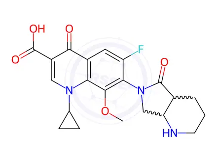 Chemical structure of Moxifloxacin Hydrochloride Impurity 245
