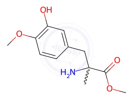 Chemical structure of Methyldopa Impurity 4
