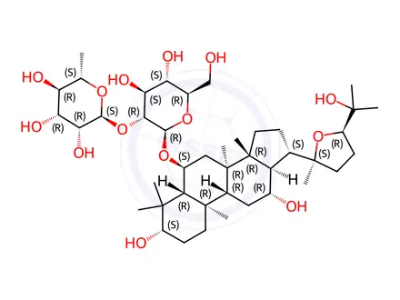 Chemical structure of Pseudoginsenoside F11
