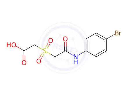 Chemical structure of 2-{[(4-bromophenyl)carbamoyl]methanesulfonyl}acetic acid