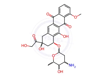 Chemical structure of Doxorubicin Impurity 14