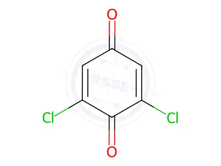 Chemical structure of 2,6-Dichloro-1,4-benzoquinone
