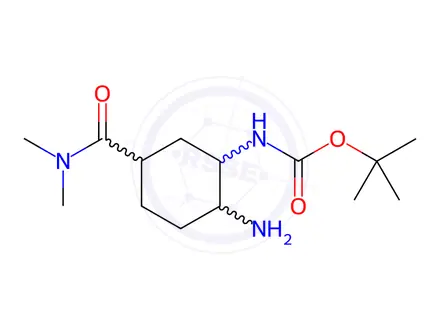 Chemical structure of Edoxaban Impurity 1(Oxalate Monohydrate)