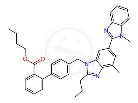 Chemical structure of Telmisartan Impurity 37