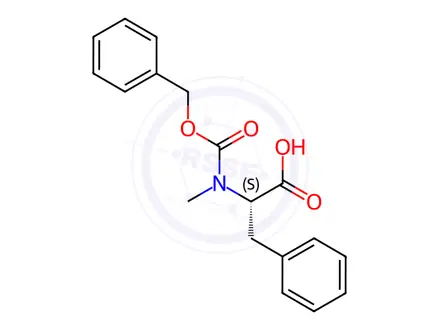 Chemical structure of Z-N-Me-Phe-OH