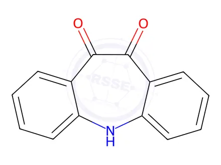 Chemical structure of Oxcarbazepine EP Impurity D