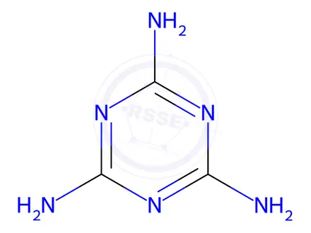 Chemical structure of Formaldehyde, polymer with 1-butanol and 1,3,5-triazine-2,4,6-triamine