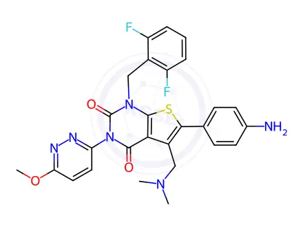 Chemical structure of Relugolix Impurity 18