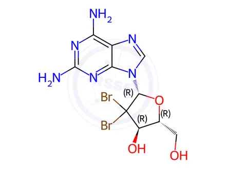 Chemical structure of Adenosine Impurity 32