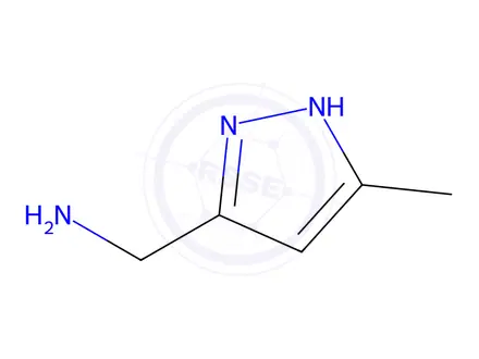 Chemical structure of [(3-Methyl-1H-pyrazol-5-yl)methyl]amine Dihydrochloride