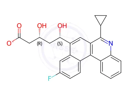 Chemical structure of Pitavastatin Impurity 2