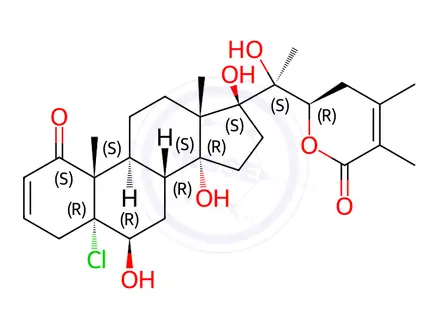 Chemical structure of Withanolide C