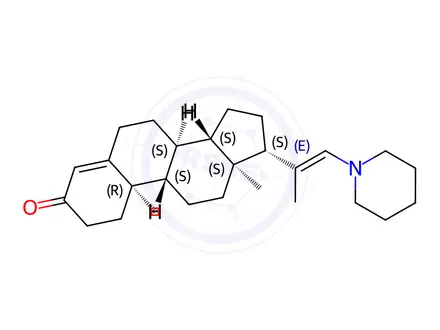 Chemical structure of Progesterone Impurity 129