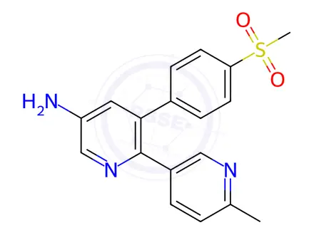 Chemical structure of Etoricoxib Impurity 43