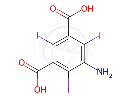 Chemical structure of Iopromide Impurity 1