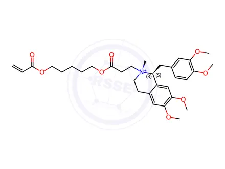 Chemical structure of Atracurium Impurity C1 (trans-Monoacrylate)