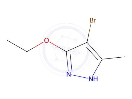 Chemical structure of 4-Bromo-5-ethoxy-3-methyl-1h-pyrazole