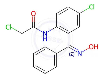 Chemical structure of Lorazepam Impurity 39