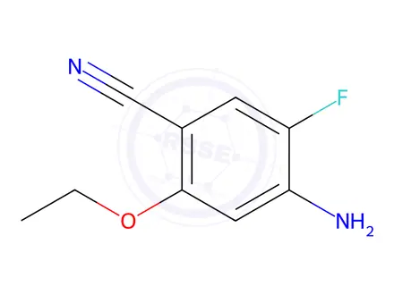 Chemical structure of 4-Amino-2-ethoxy-5-fluorobenzonitrile