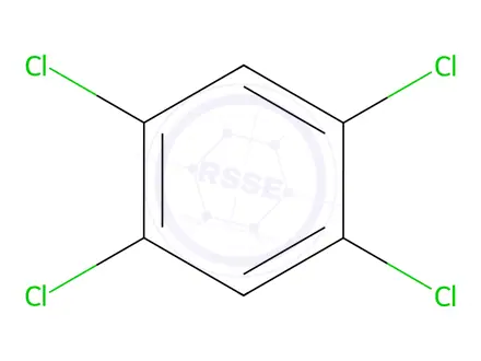 Chemical structure of 1,2,4,5-Tetrachlorobenzene