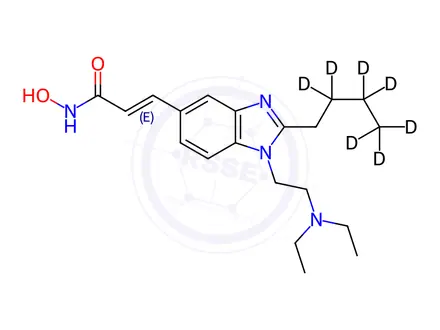 Chemical structure of Pracinostat-d7