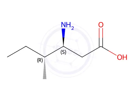 Chemical structure of (3S,4R)-3-amino-4-methylhexanoic acid