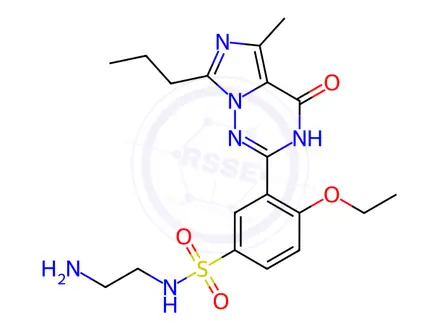 Chemical structure of Vardenafil Impurity 58