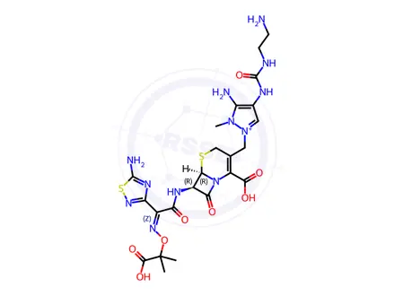 Chemical structure of Ceftolozane Sulfate