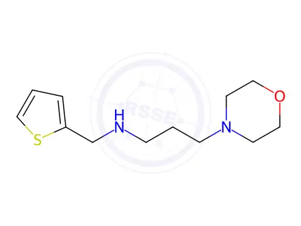 Chemical structure of (3-Morpholin-4-yl-propyl)-thiophen-2-ylmethyl-amine dihydrochloride