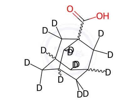 Chemical structure of Adamantane-d15-carboxylic Acid