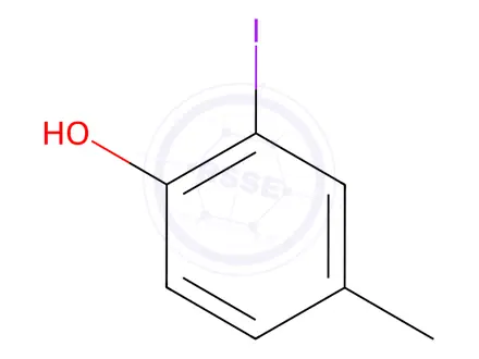 Chemical structure of 2-Iodo-4-methylphenol