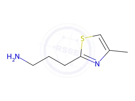 Chemical structure of 3-(4-Methyl-1,3-thiazol-2-yl)propan-1-amine