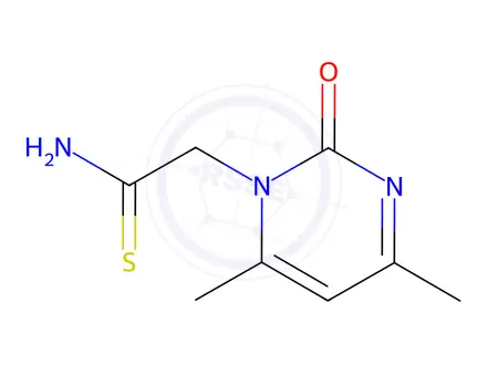 Chemical structure of 2-(4,6-Dimethyl-2-oxo-1,2-dihydropyrimidin-1-yl)ethanethioamide
