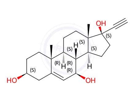 Chemical structure of Ethisterone Impurity 1