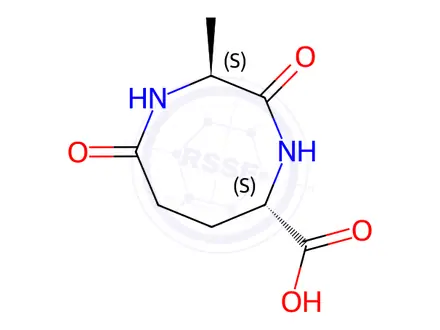 Chemical structure of Alanyl Glutamine Impurity 2