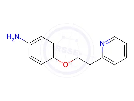 Chemical structure of 4-[2-(pyridin-2-yl)ethoxy]aniline dihydrochloride