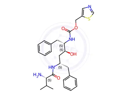 Chemical structure of Ritonavir EP Impurity B