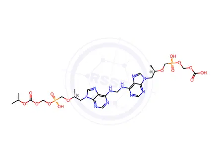 Chemical structure of Tenofovir Monoisoproxil Dimer