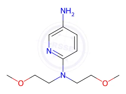 Chemical structure of n2,n2-bis(2-methoxyethyl)pyridine-2,5-diamine