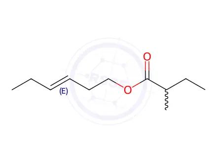Chemical structure of 3-Hexenyl 2-methylbutyrate