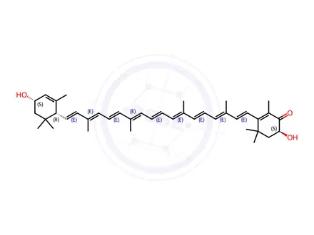 Chemical structure of Xanthophyll Impurity 2
