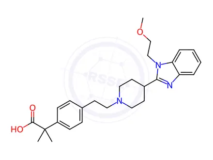 Chemical structure of Bilastine Impurity 4