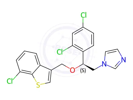 Chemical structure of Sertaconazole Impurity 5