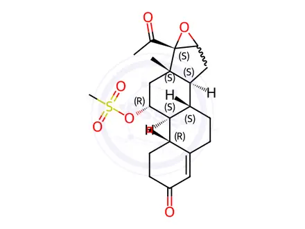 Chemical structure of Progesterone Impurity 41