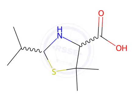 Chemical structure of Penicillamine Acid Hydrochloride Impurity